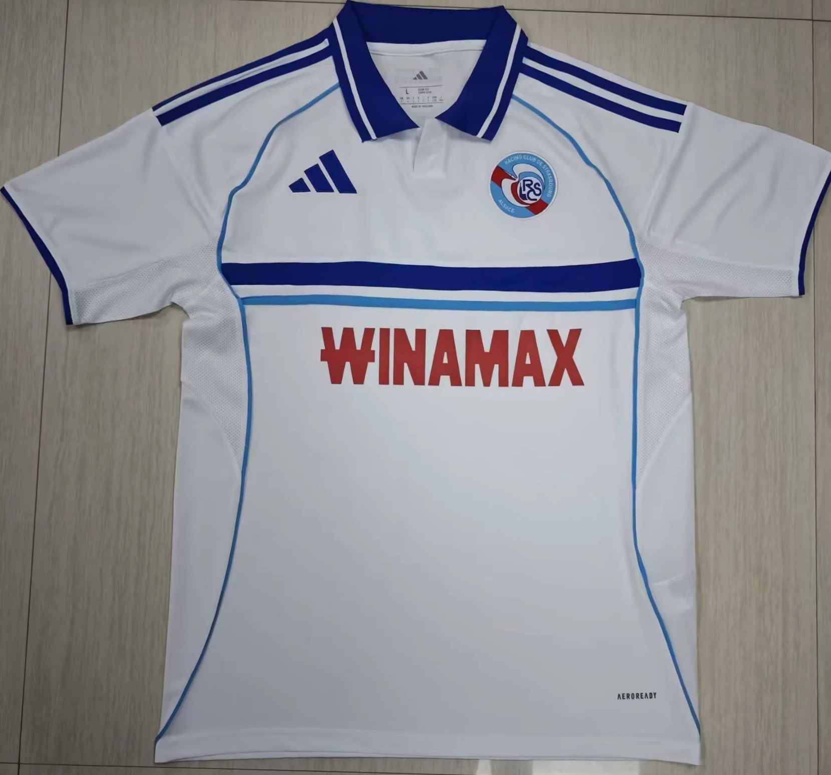 AAA Quality Strasbourg 25/26 Away White Soccer Jersey